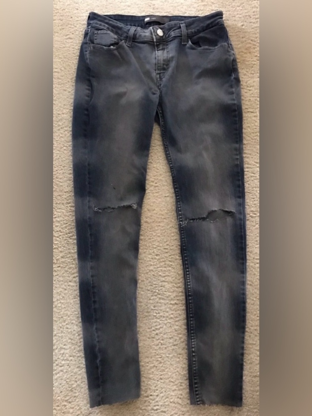 LEVI’S Distressed Indigo Denim SKINNY JEANS S